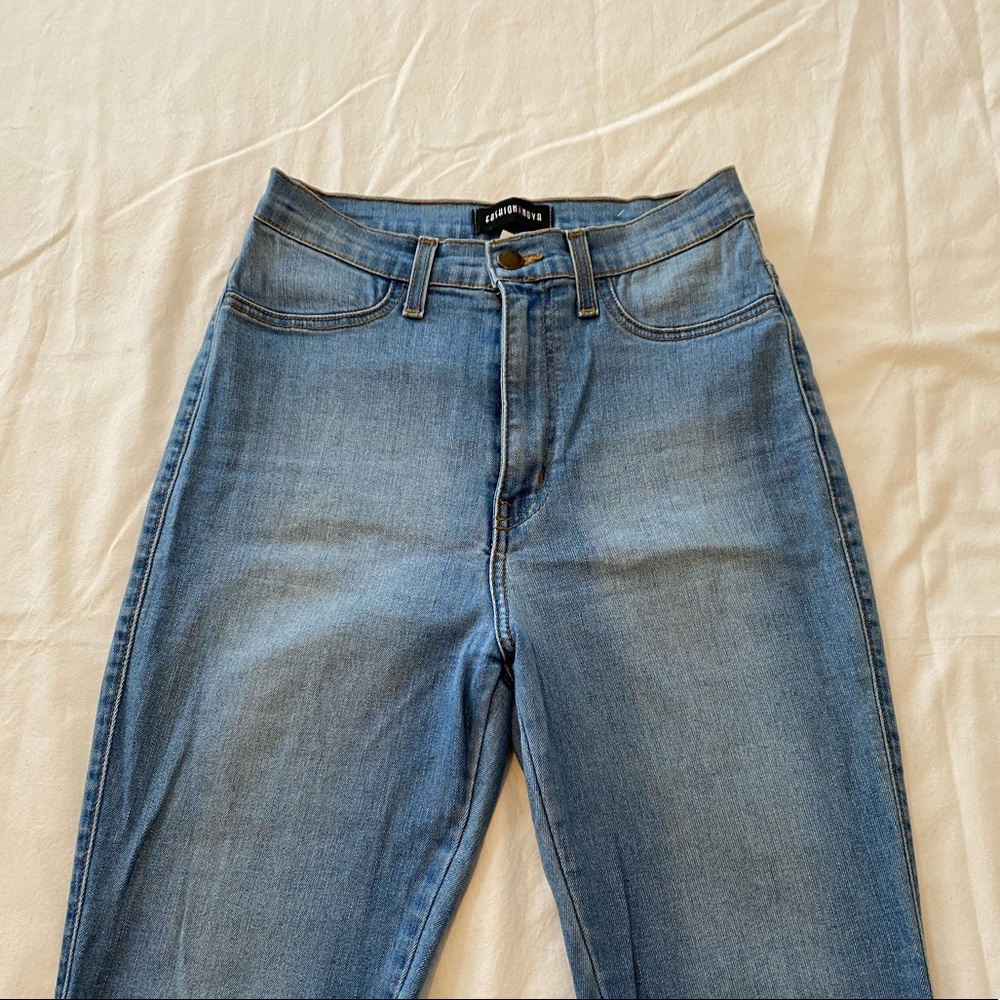 Fashion Nova Light Wash Skinny Jeans